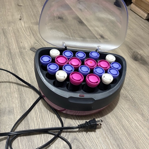 Remington Ionic 20 Hot Rollers Velvet Wax Core H-5600 3 Sizes Never Used Works - Picture 1 of 10